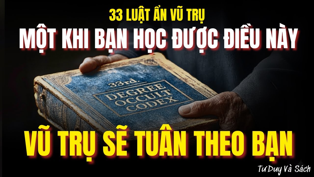 “Luật Vũ Trụ 33 Bậc –CẨM NANG THỨC TỈNH TOÀN DIỆN – TƯ DUY VÀ SÁCH