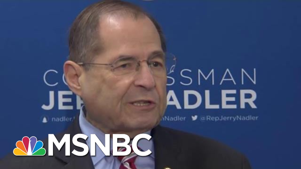 Watch Representative Jerry Nadler’s Response To Mueller’s Statement On Russia Probe | MSNBC