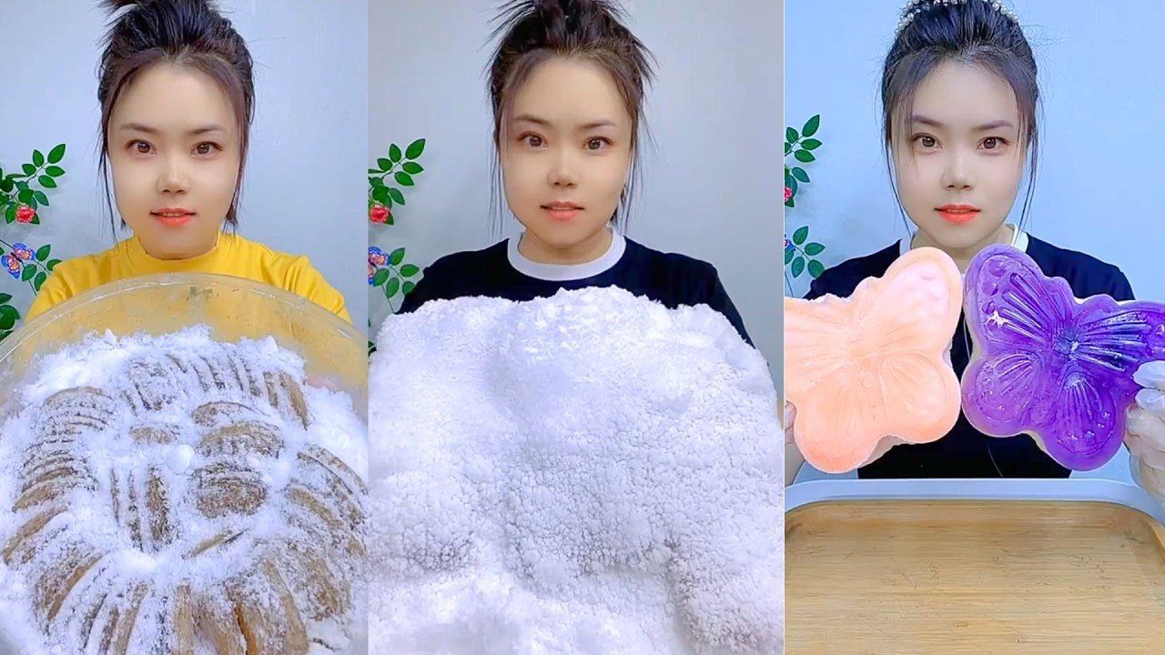 Homemade Traditional Chinese Ice Eating Show #95