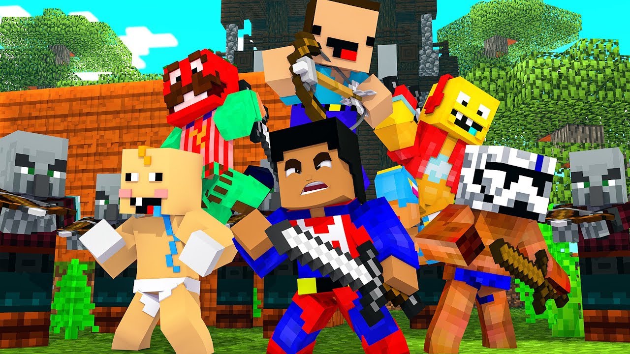 *MINECRAFT CON NOOBS* LA INVASIÓN DE MOROLAND 🔥