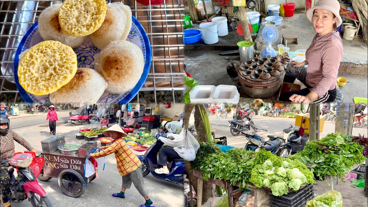 Bánh Căn Ngon Rẻ Cô Chủ Lại Vui Tính | Tình Hình Chợ Ga Nha Trang 