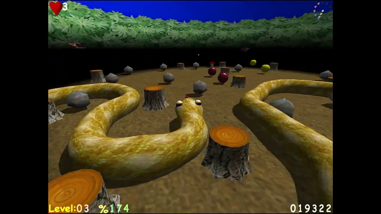 AxySnake Walkthrough Part 1 - [Stroll 5 Levels]