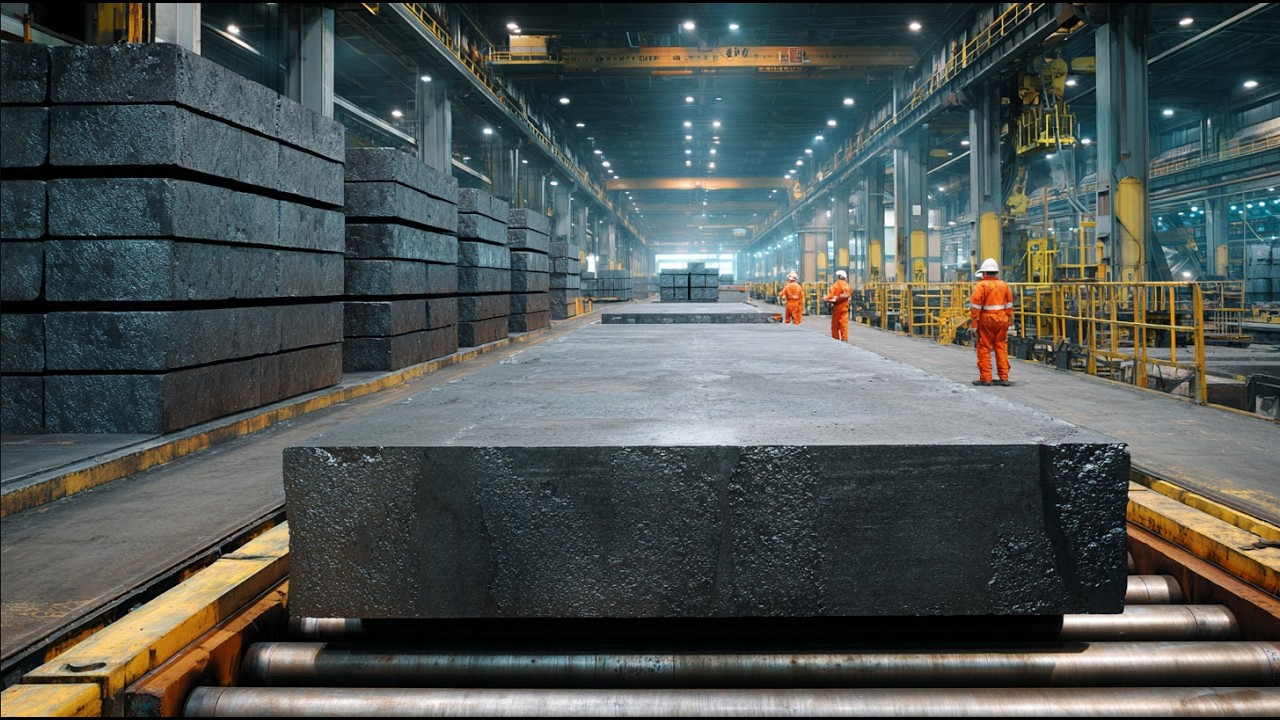 Inside Mega Steel Plant Where Slabs Become Coils at Extreme Scale. Full Heavy Industry Documentary
