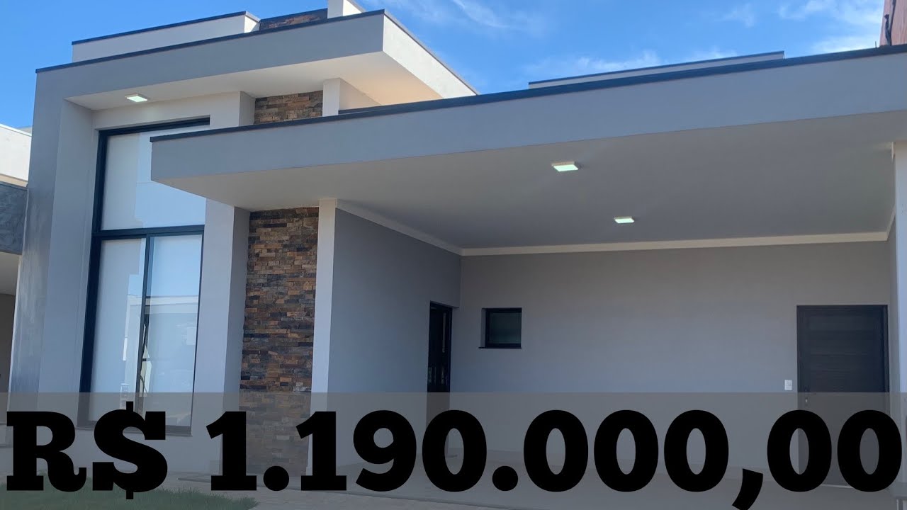 (VENDIDA) CASA COM 3 SUÍTES 250M2 LOTE 162m2 CONSTRUÇÃO PAULÍNIA-SP #paulinia #casapaulinia