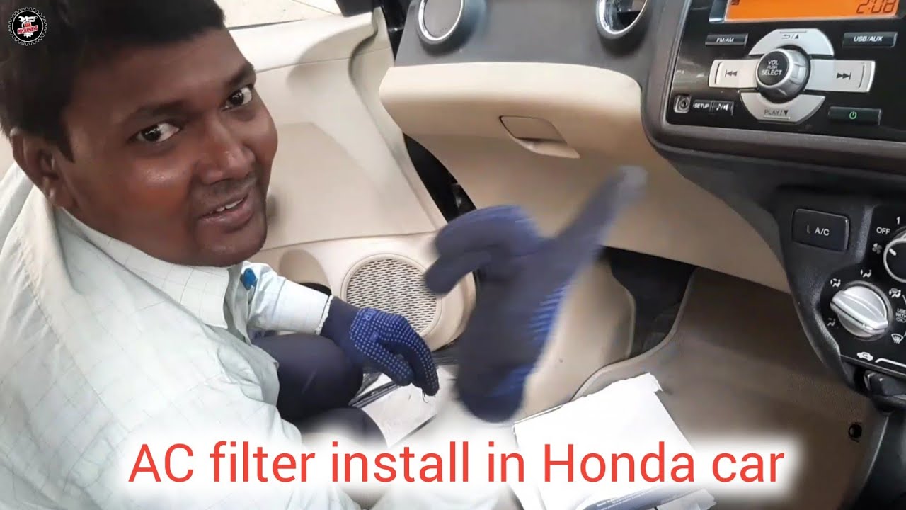 ac filter installation in honda car