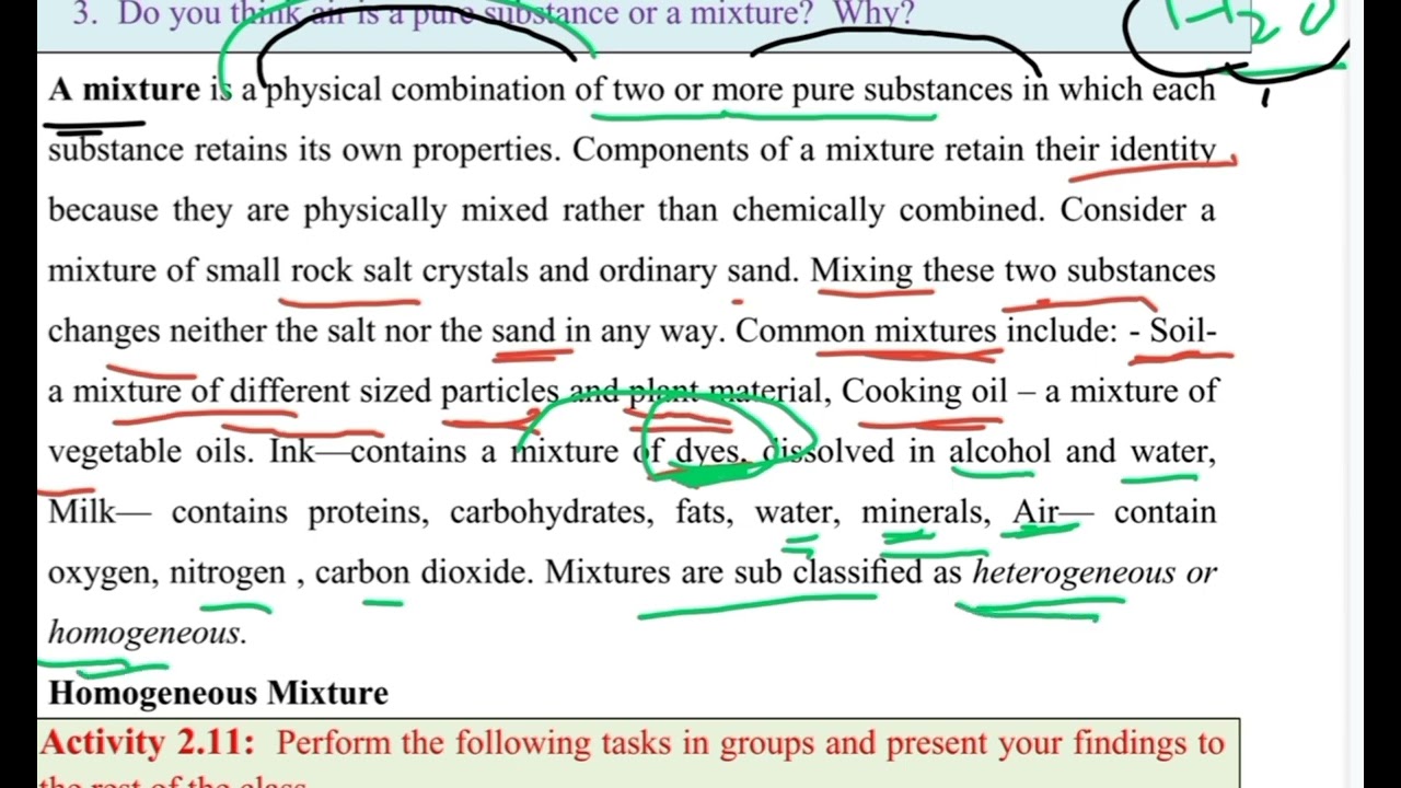 Grade 7 General Science 2#8 Mixture