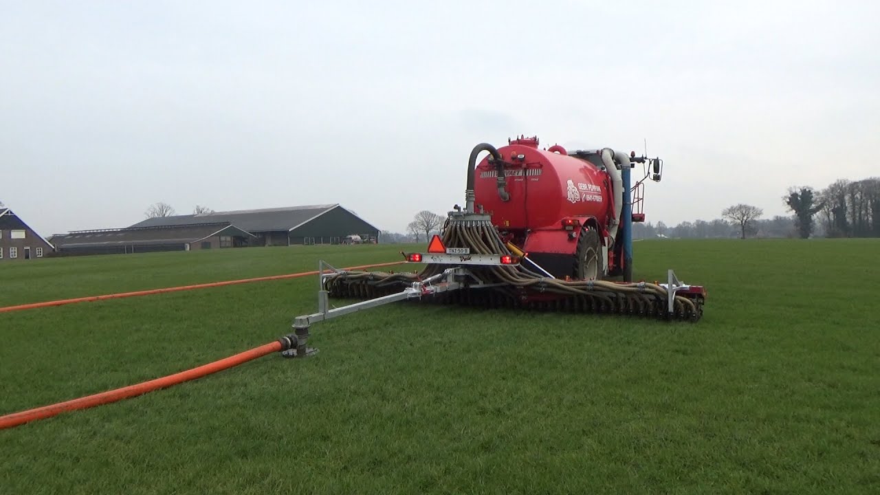 Poppink drag hose slurry injecting