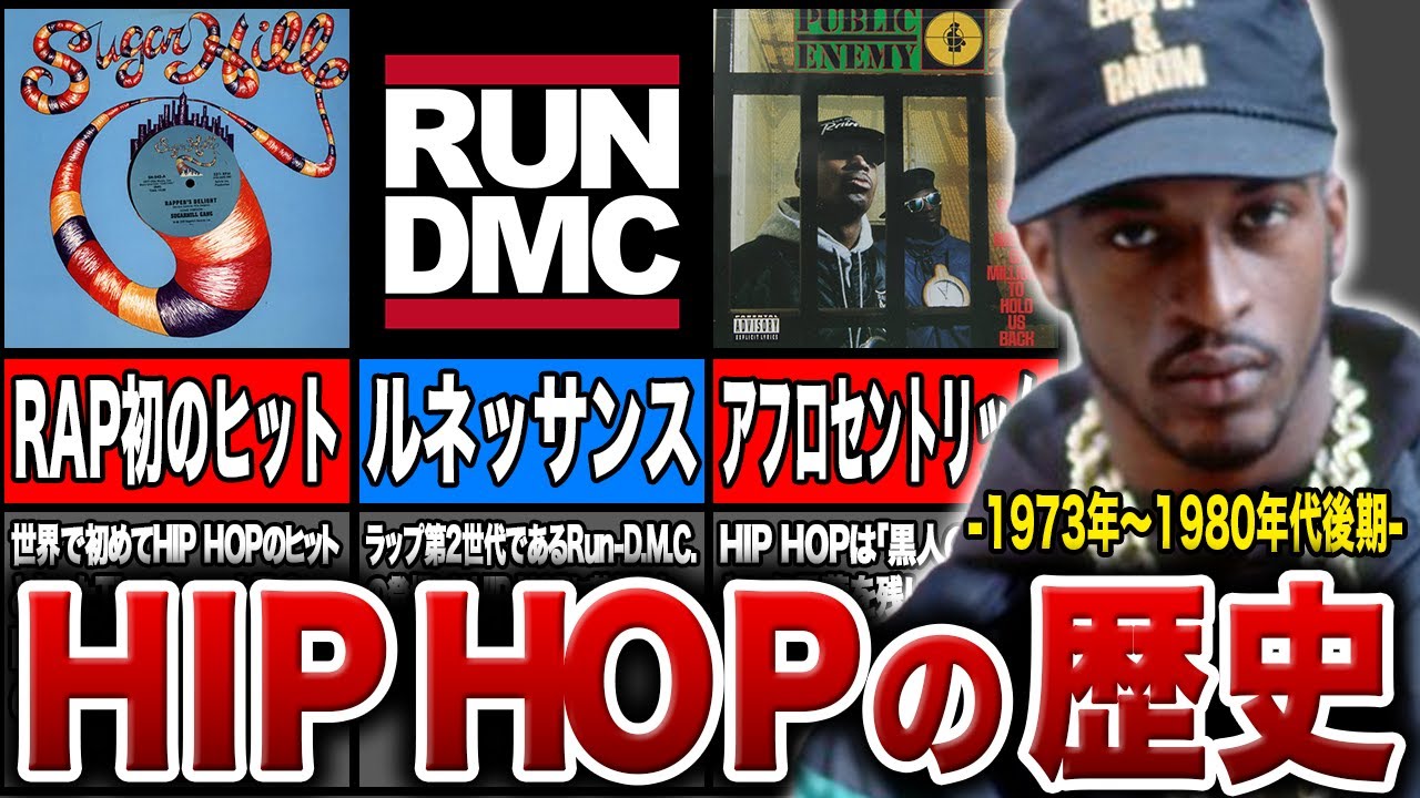 HIP HOPの歴史#01【1973年〜1980年代後期】