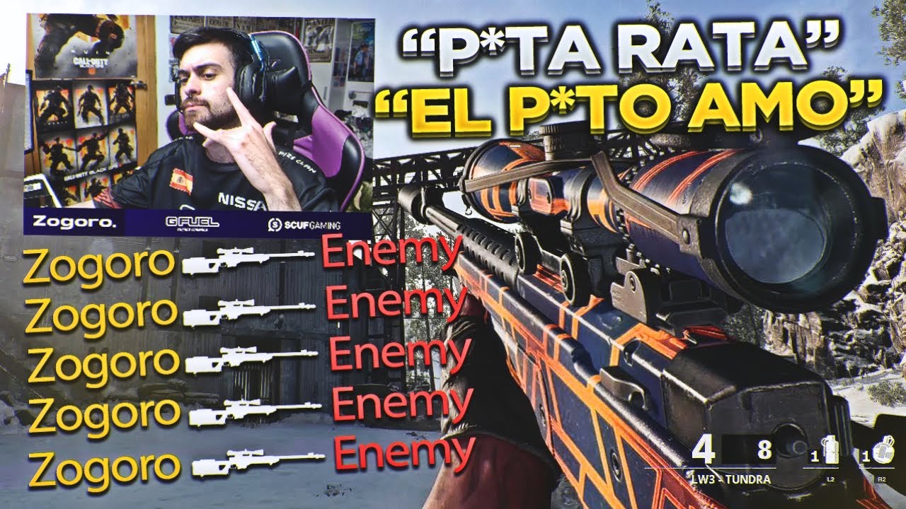 ASÍ REACCIONA LA GENTE AL VERME JUGAR a SNIPER en BLACK OPS COLD WAR | Zogoro