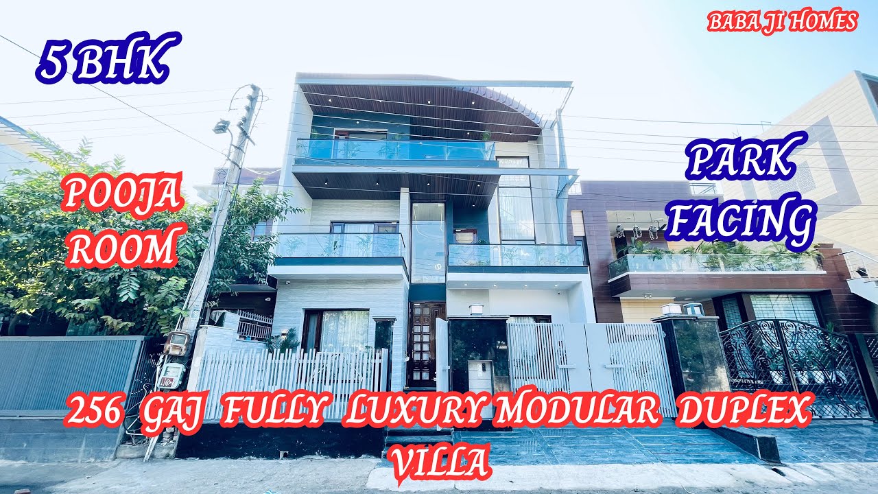 Park Facing 5BHK Duplex Luxury Villa 260 Gaj With Prime Location/ 