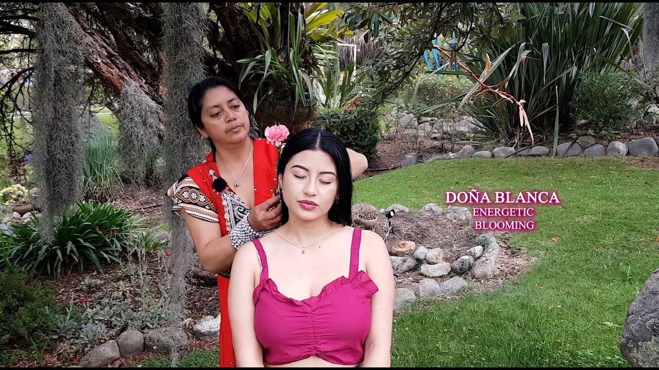 DOÑA BLANCA - ASMR SPIRITUAL CLEANSING WITH A PUMAMAKI BASTO & NECK MASSAGE