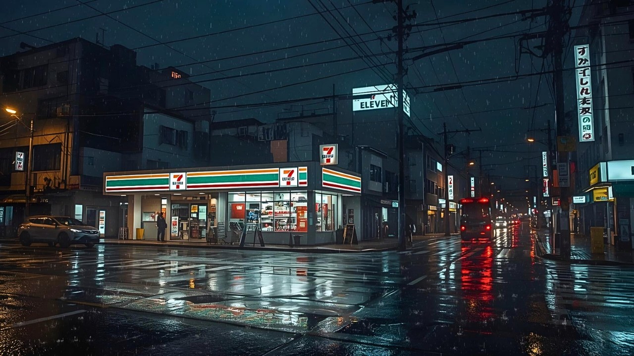 Tokyo Midnight Rain 🌧️ — Cozy Tokyo Rain & Lofi for Deep Sleep