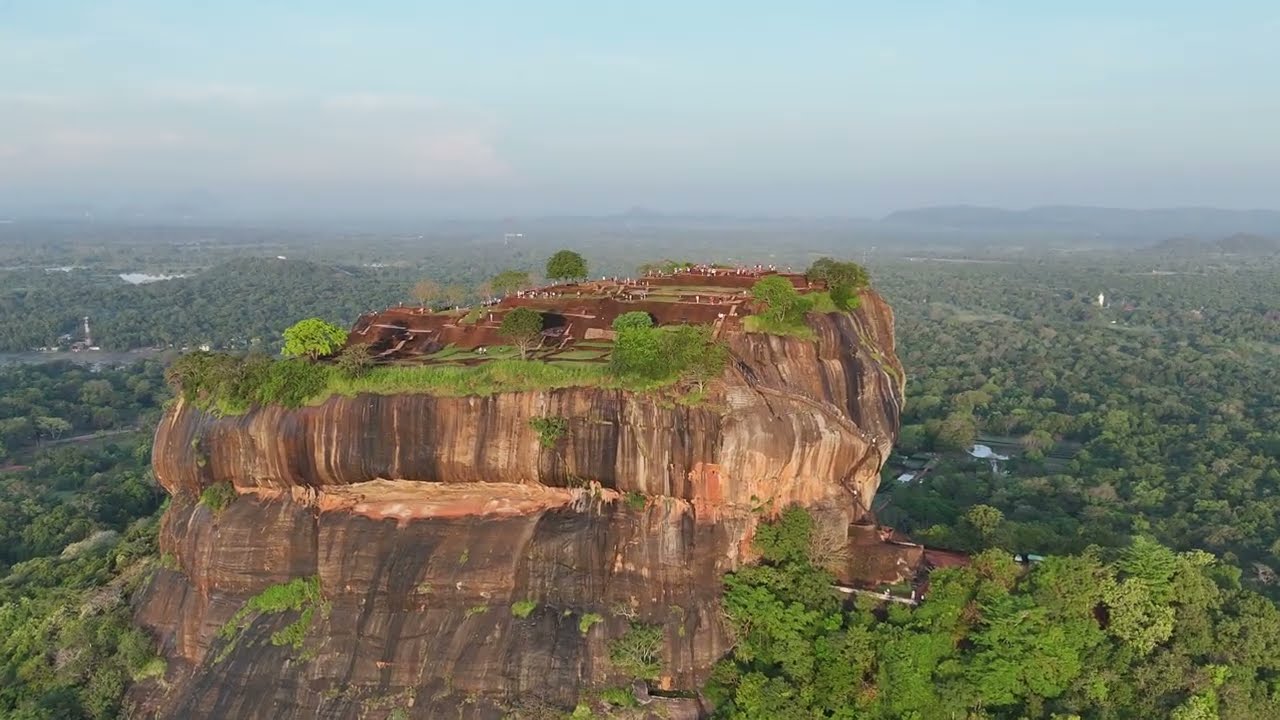 Sigiriya Rock from the Sky | Sri Lanka’s Lion Rock in Cinematic Drone View