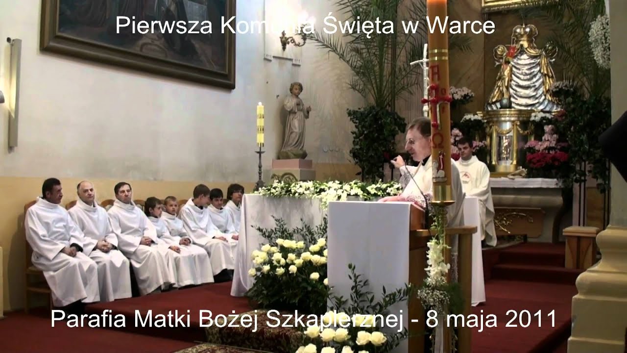 Pierwsza Komunia Święta w Warce - 8 maja 2011r.