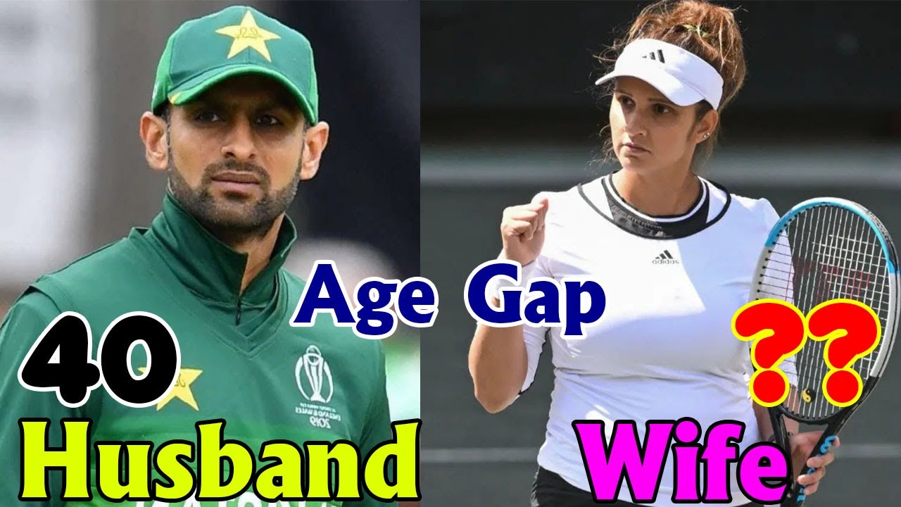 Shocking Age Difference Between Shoaib Malik And Sania Mirza