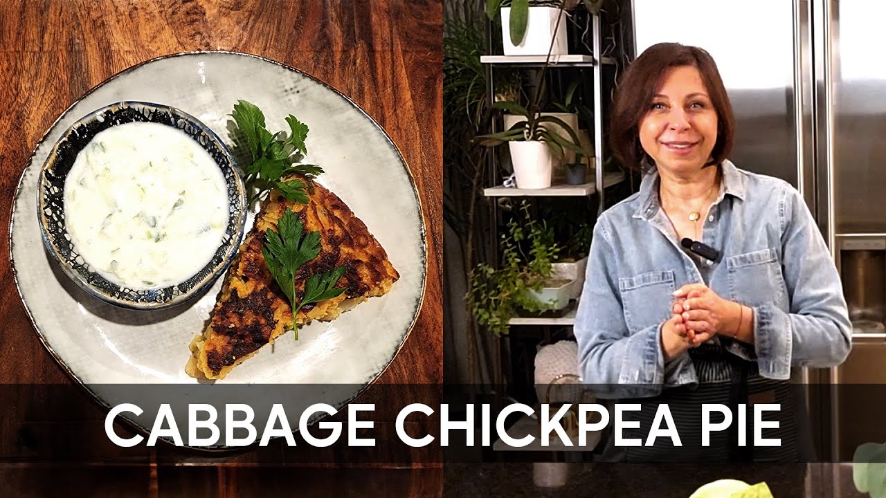 Cabbage Chickpea Pie. Gluten free