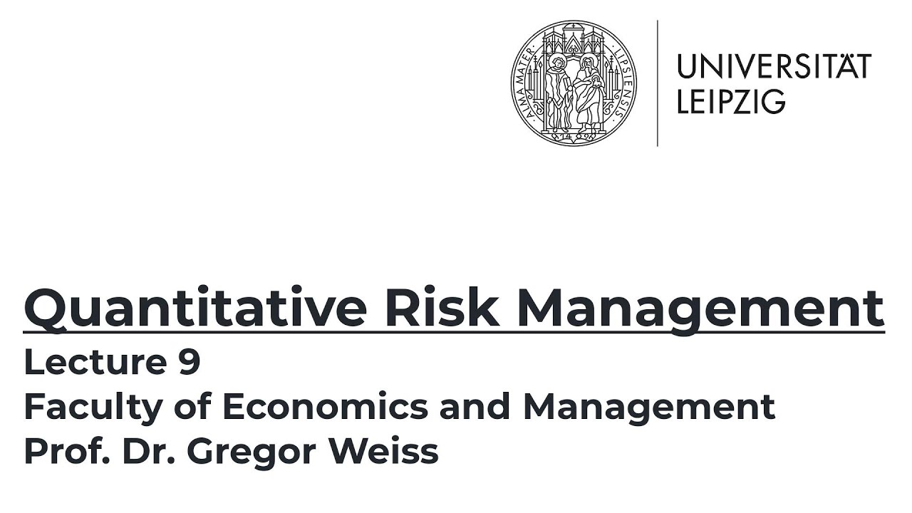 Quantitative Risk Management - Winter Term 2020/2021 - Lecture 9