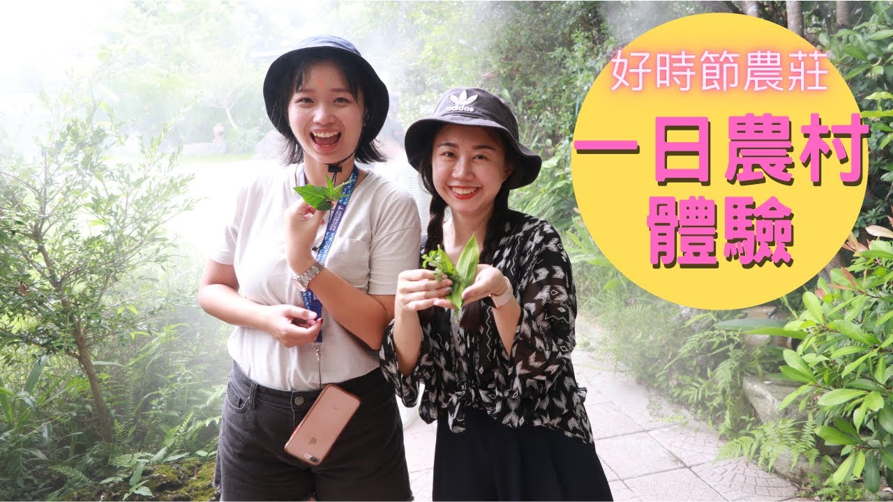 【桃園一日遊】好時節農村體驗！手作竹筒飯、採野菜做窯烤披薩、大溪老街必吃美食（CC字幕）