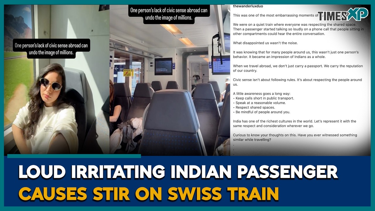 Loud Indian on Train Leaves Fellow Indians Embarrassed | Indians Abroad