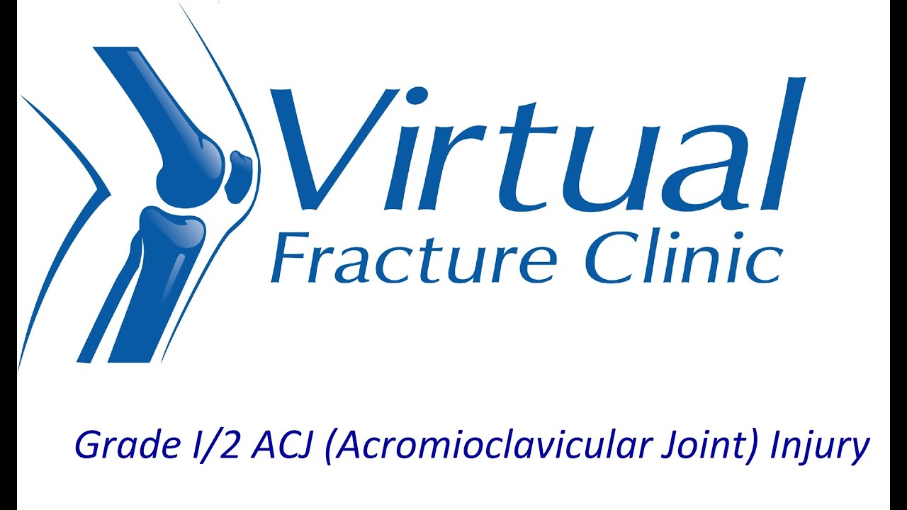 Grade 1/2 ACJ (Acromioclavicular Joint) Injury
