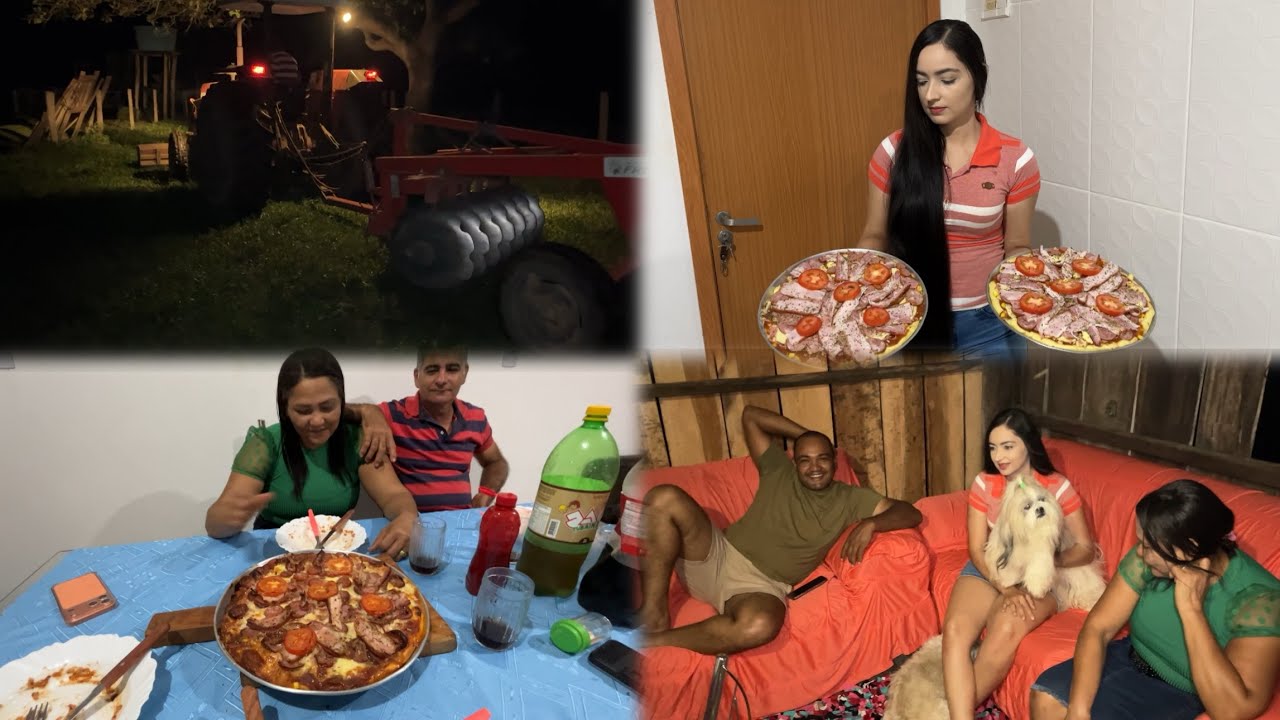 NOITE DA PIZZA 🍕NA ROÇA 