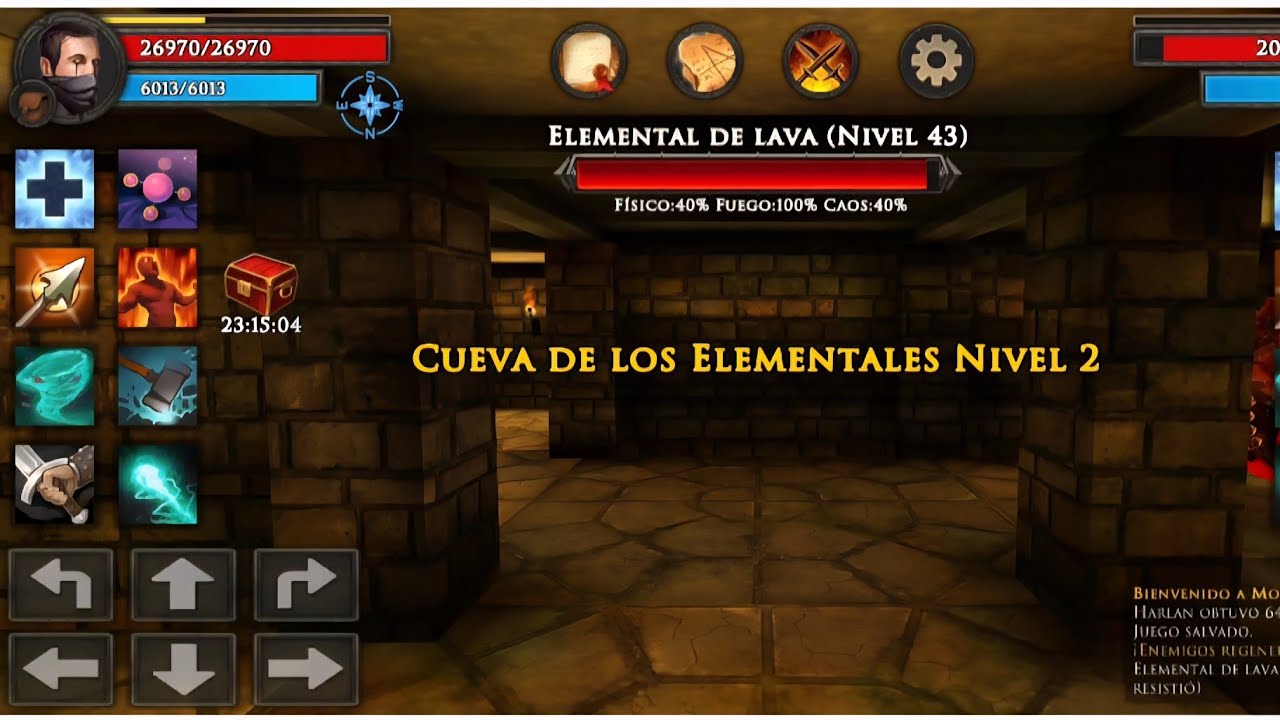 Como Pasar La Cuevas de los Elementales Nivel 2 / Moonshades RPG.