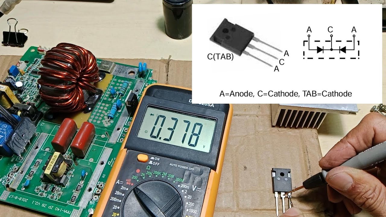 009 Portable Inverter Welding Machine Repair - Broken Fast Recovery Diode