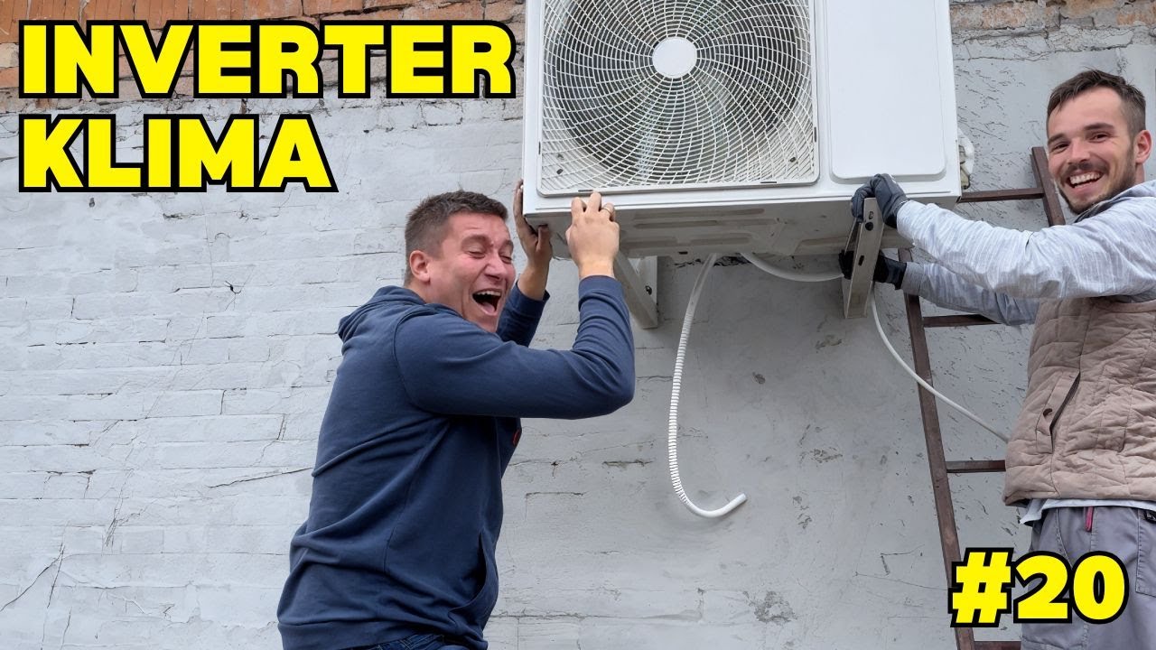 @Vesic JE DOŠAO DA UGRADI KLIMU NA MOJU KUĆU *Hisense 18 BTU*