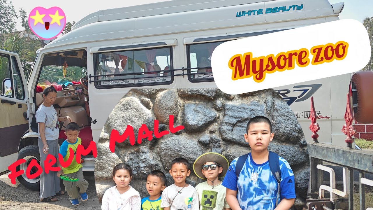 Enjoying With Family #Mysore Zoo Forum Mall❤️🎊🎉✌️✌️