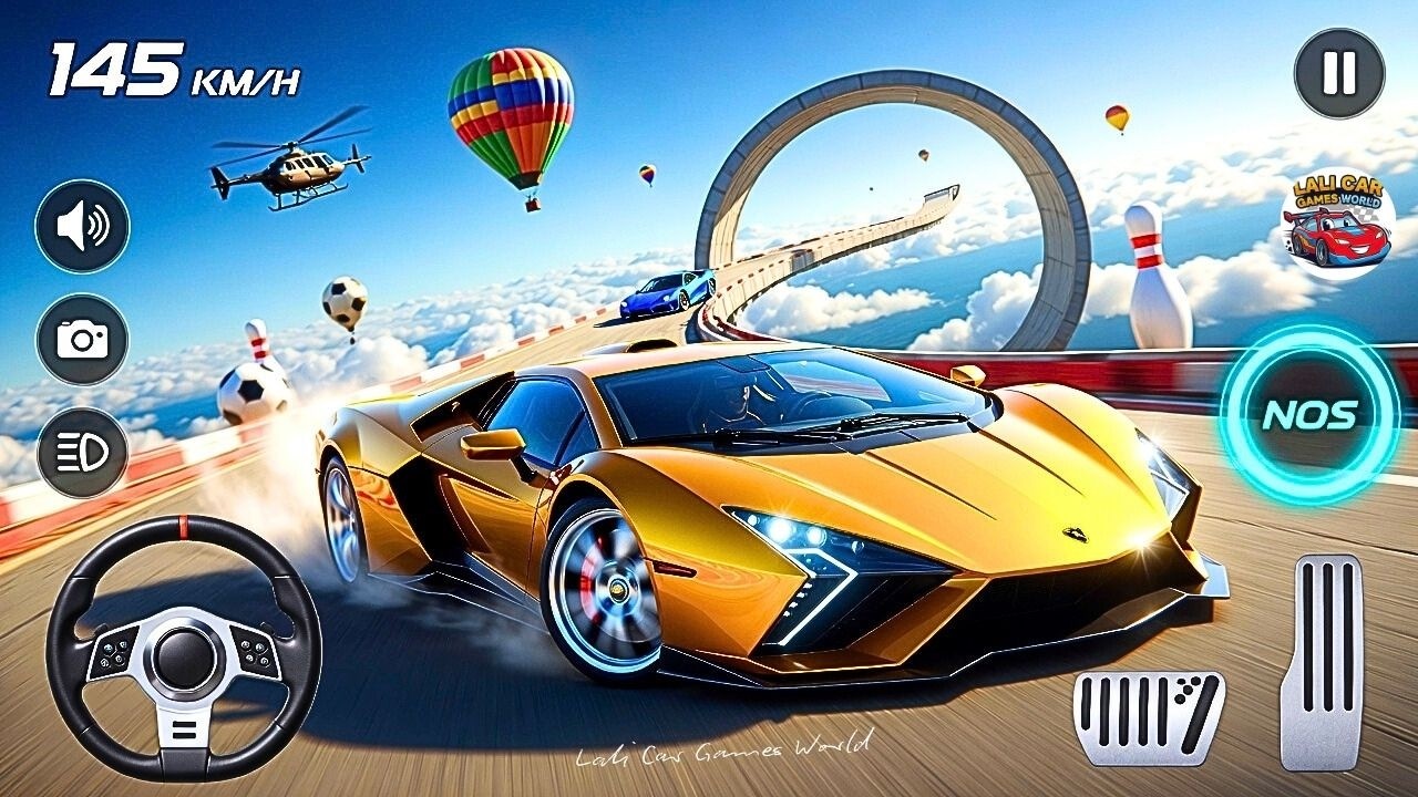 Car Race Master Stunt Racing Impossible GT Car Stunts Driving Simulator