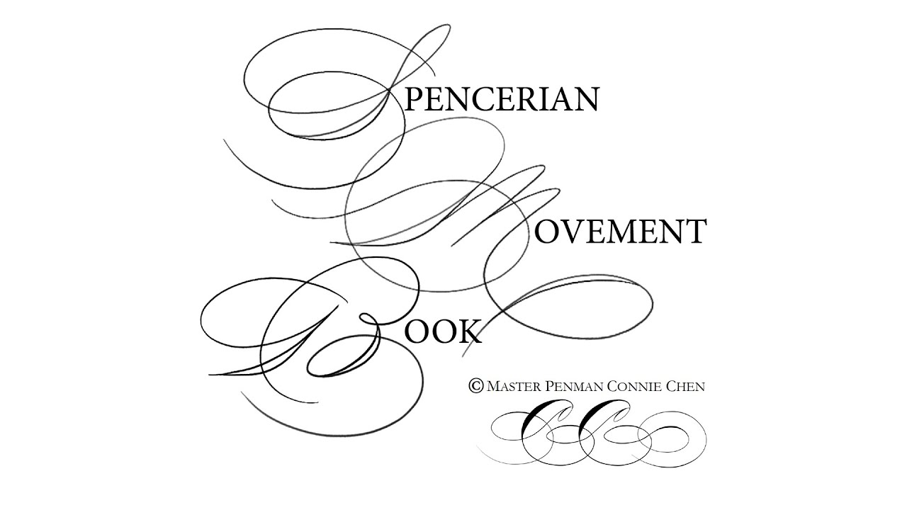Spencerian Capitals Movement Book / Calligraphy Copybook