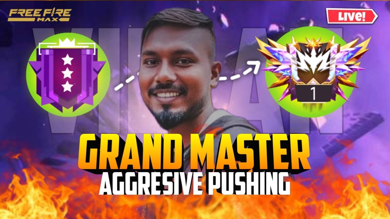 FOCUS ON GRANDMASTER #freefirelive #nkgvillan #live