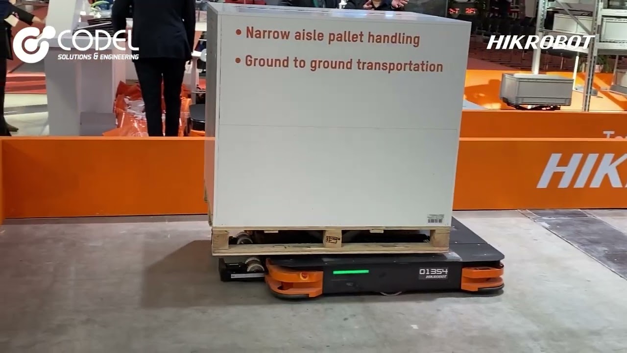 Codel HIK robots  AMR Manoeuvrable Pallet Ground to ground Handling Robot QF Series