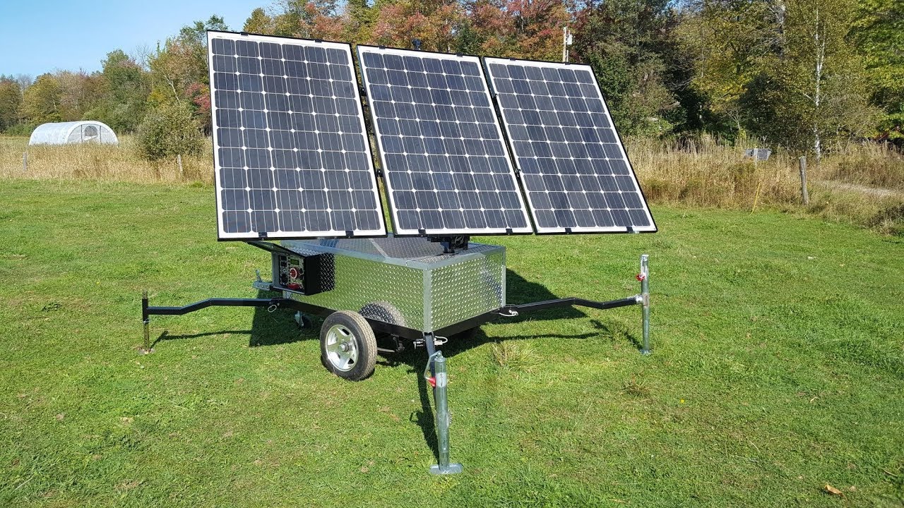 Quantum Harvest Sun Tracking Portable Solar Power System