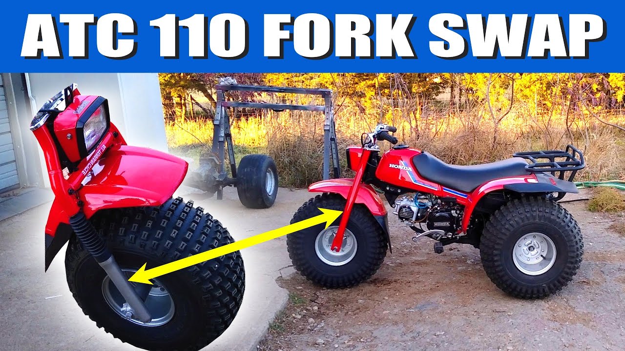 Want A Suspension Fork on Your Honda 3 Wheeler? Here's How!