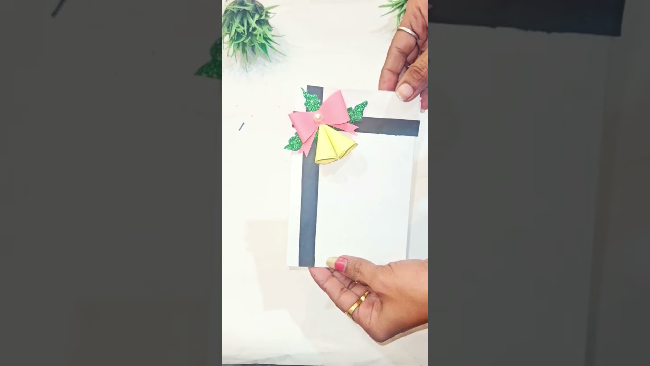 Christmas Card 🎅 #diy #Christmas #viral #youtube #trending #craft #crafteraditi #viralvideo 