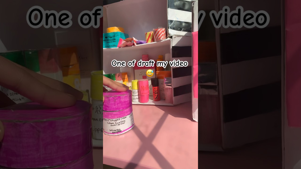 ✨One of my draft video✨ #cardboard #preppy #skincare #sephoraskincare #fyp #shorts #viral