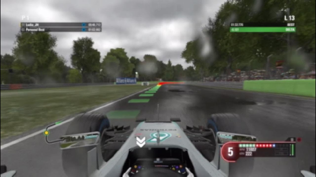 F1 2016 Time Trial Monza (Wet) 1m 32s 442ms