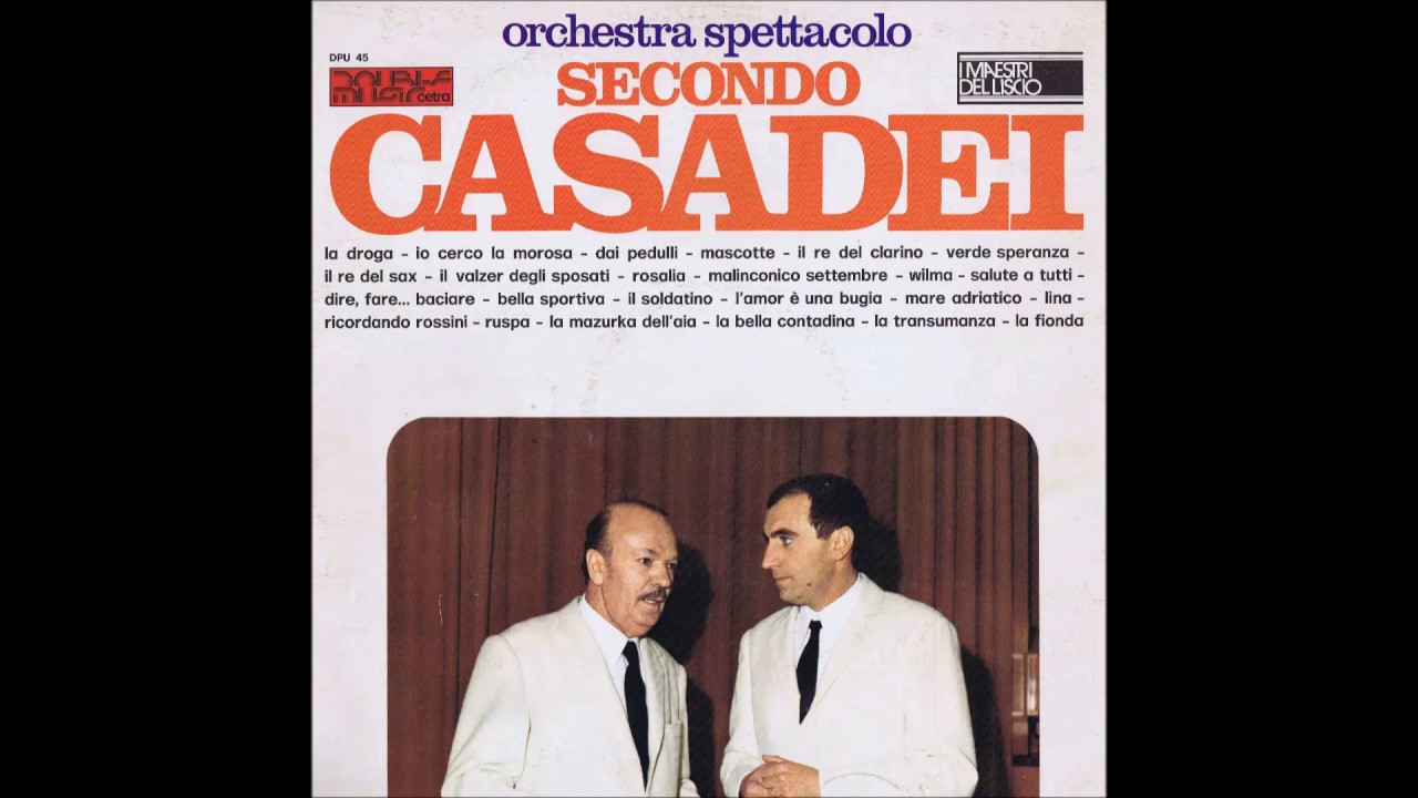 LA BELLA CONTADINA canzone valzer di Secondo e Raoul Casadei- Orchestra SECONDO CASADEI