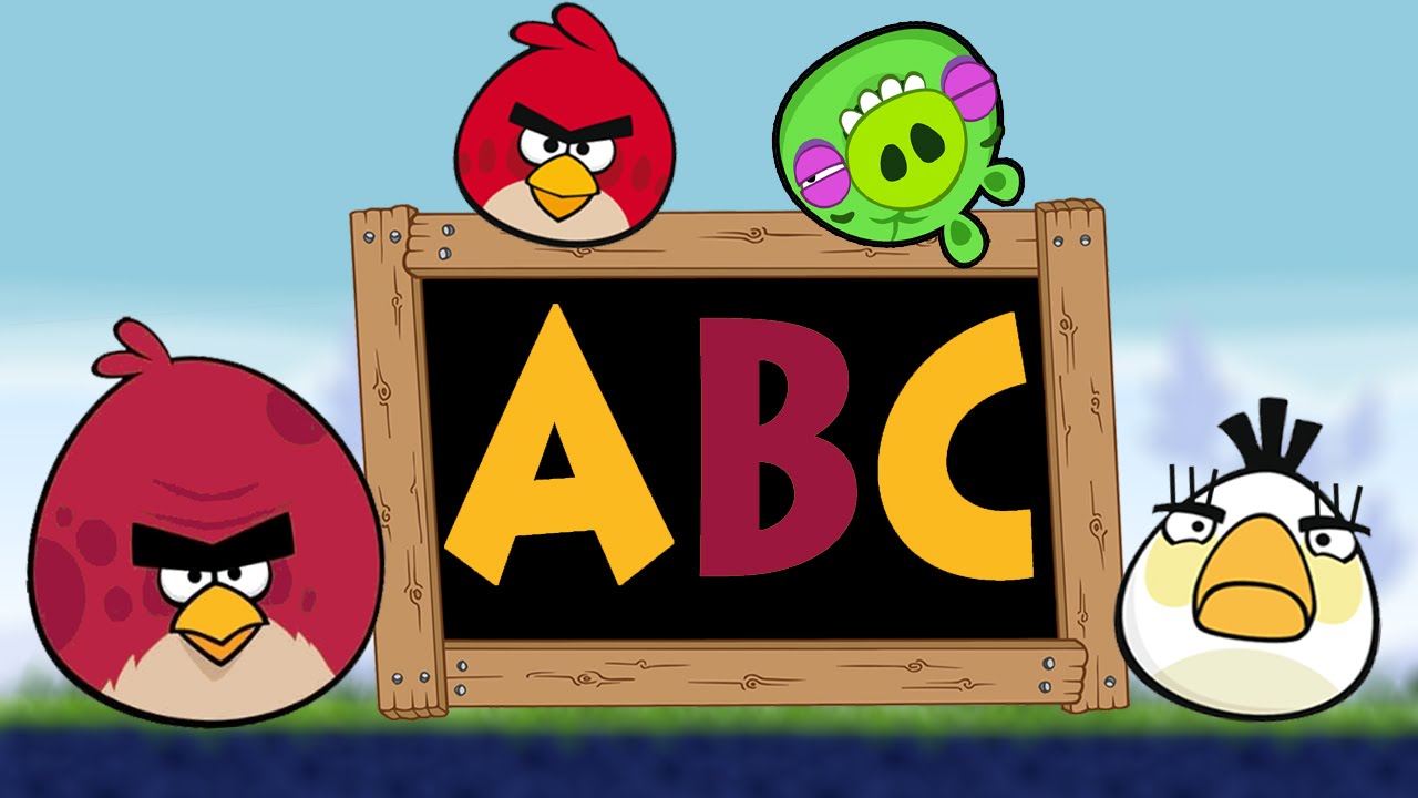 Angry Birds ABC Song | Alphabet Phonics Nursery Rhyme for Children