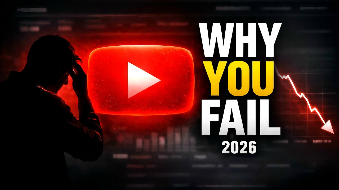 Why Most People Fail on YouTube in 2026 (Brutal Truth)