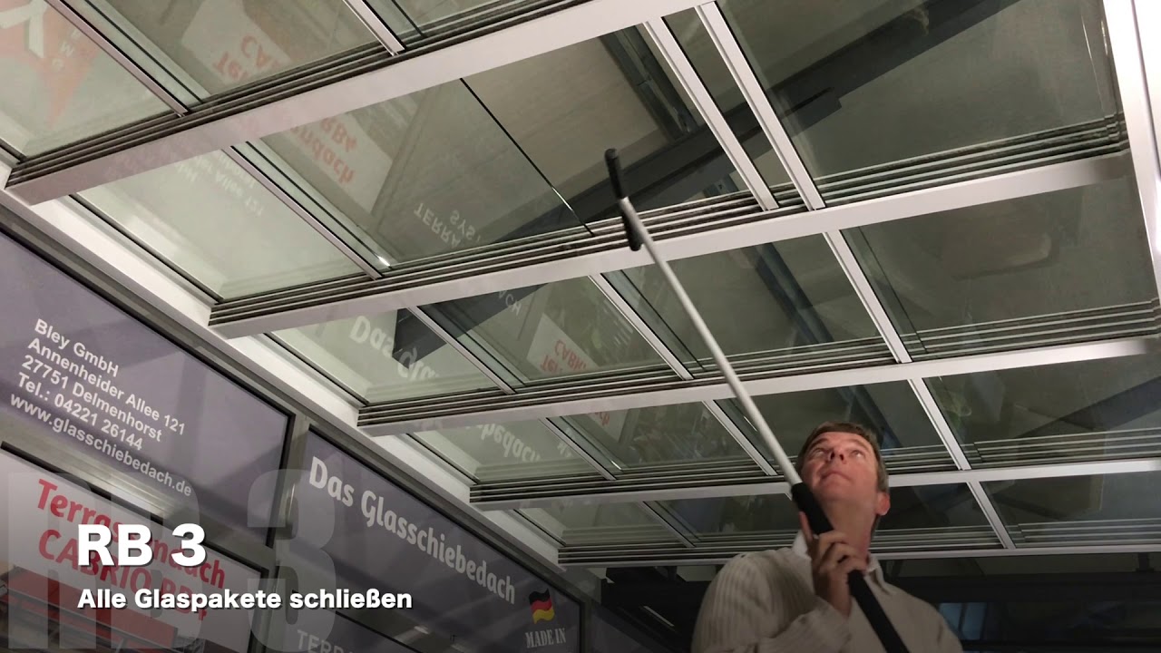 Bedienung CABRIO Glasschiebedächer RB 1 / RB 3 / RB 4