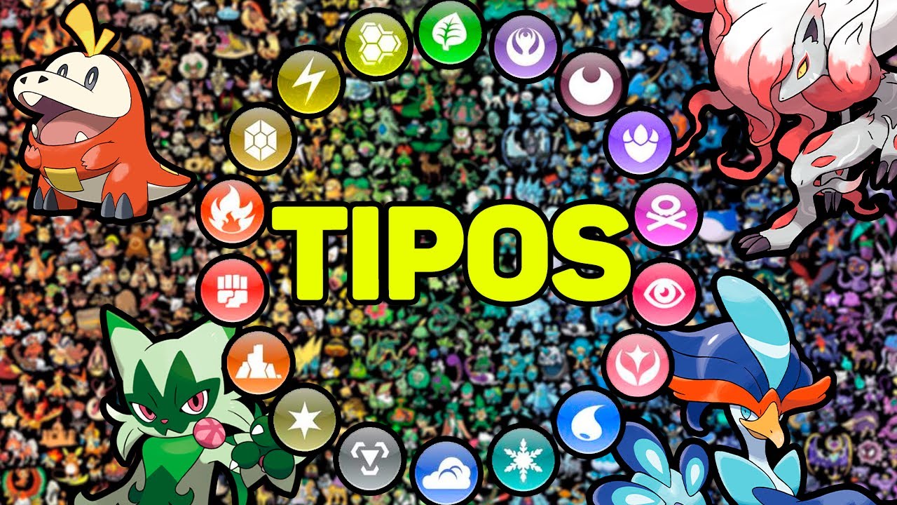 OS TIPOS DE TODOS 1025 POKÉMON !!
