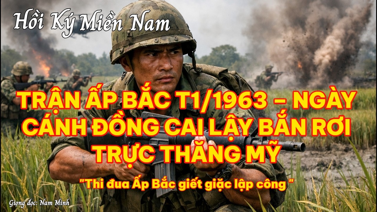 TRẬN ẤP BẮC T1/1963 – NGÀY CÁNH ĐỒNG CAI LẬY BẮN RƠI TRỰC THĂNG MỸ