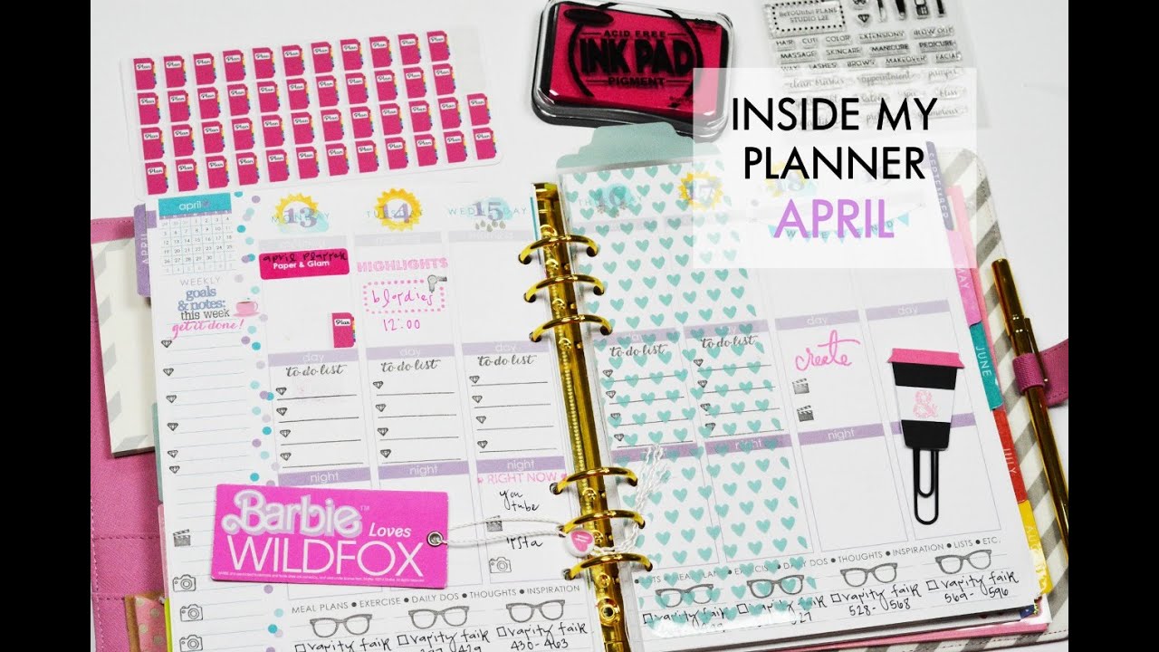 Inside My Kikki Condren Planner | April 2015