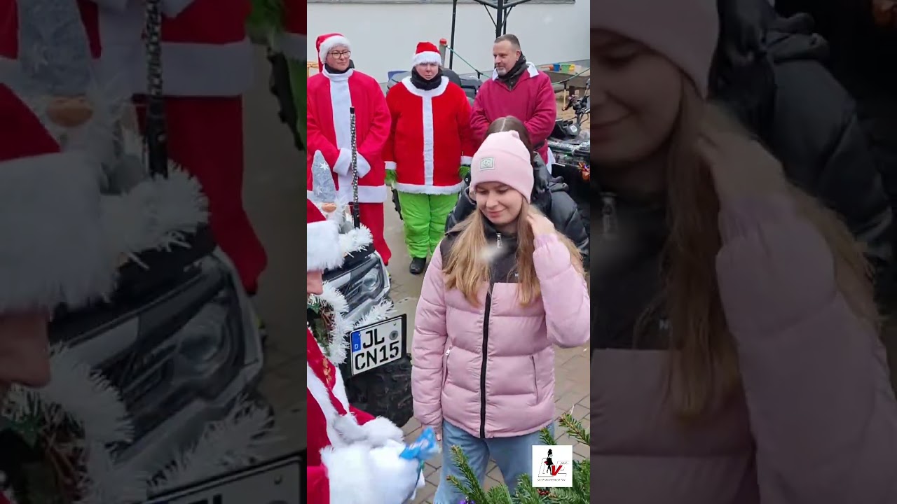 Quadgruppe überrascht Kinder in Bernburg