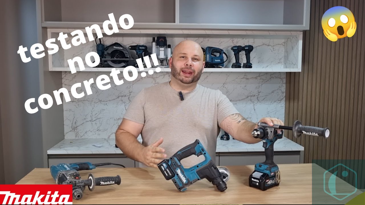 FURANDO CONCRETO COM ESTES 3 MODELOS DA MAKITA!