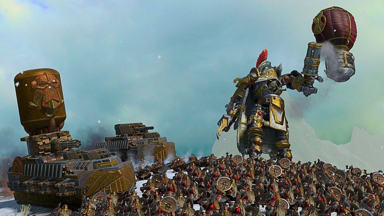 Total War Warhammer 3 Mods Epic Dwarfs vs Chaos Dwarfs New Mod Battle  #warhammer