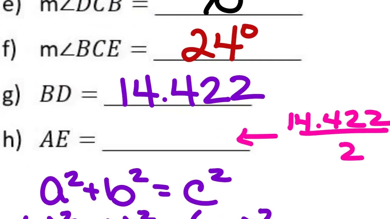 Geometry Tuesday 3-3 (Period 2) Review for Module 7 Test (Day 2)