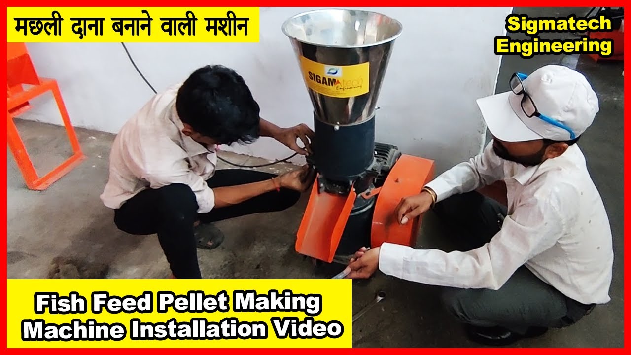 Fish Feed Pellet Making Machine Installation Video | Sigmatech Engineering